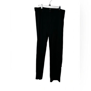 Betabrand Jeans Womens XL Long Black Denim Straight Yoga‎ Pant Stretch